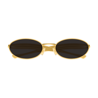Bottega Veneta BV1386S Oval Metal Sunglasses Front View