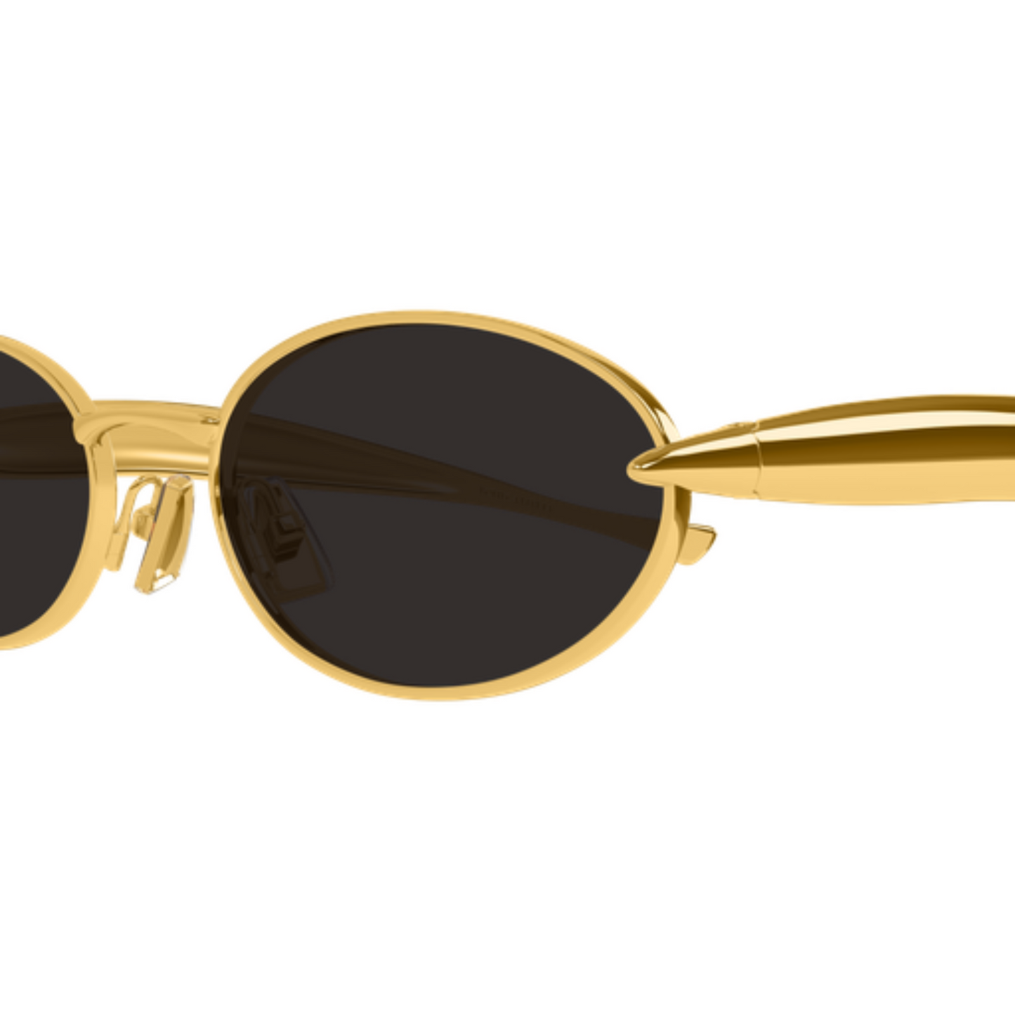 Bottega Veneta BV1386S Oval Metal Sunglasses Detail View