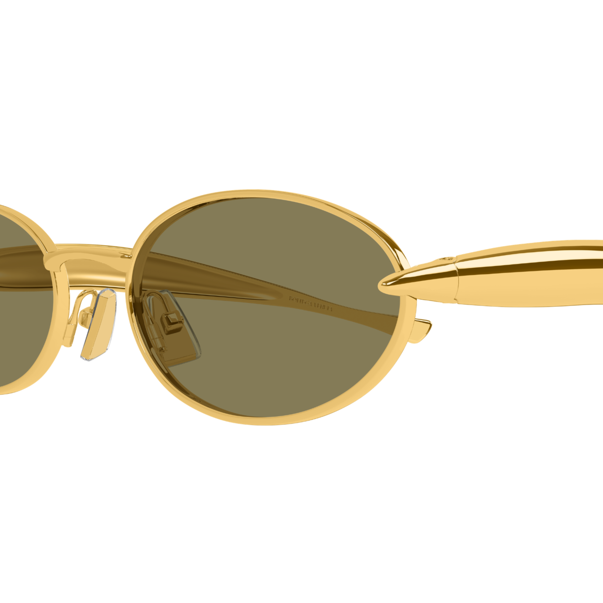 Bottega Veneta BV1386S Oval Metal Sunglasses Detail View