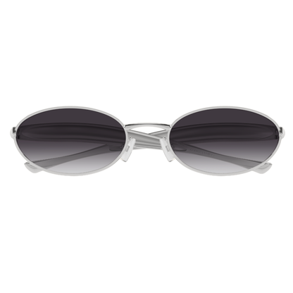 Bottega Veneta BV1386S Oval Metal Sunglasses Front View