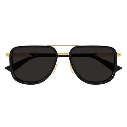 Bottega Veneta BV1463S Caravan Metal Acetate Sunglasses Front View