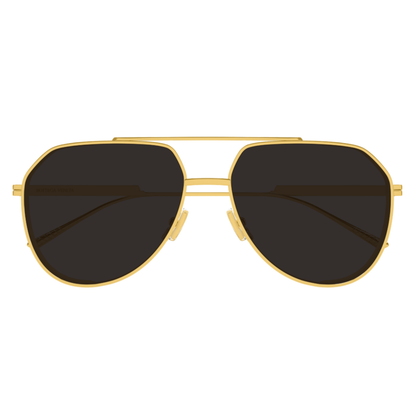 Bottega Veneta BV1465S Aviator Metal Sunglasses Front View