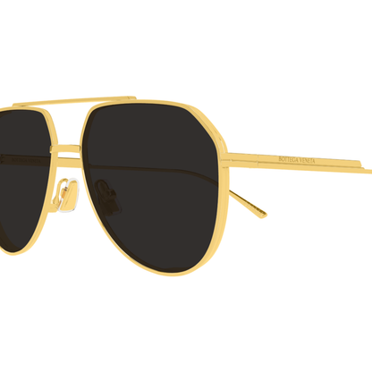 Bottega Veneta BV1465S Aviator Metal Sunglasses Detail View