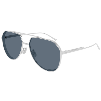 Bottega Veneta BV1465S Aviator Metal Sunglasses Angle View 