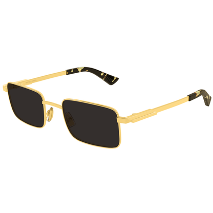 Bottega Veneta BV1469S Rectangle Metal Sunglasses Angle View