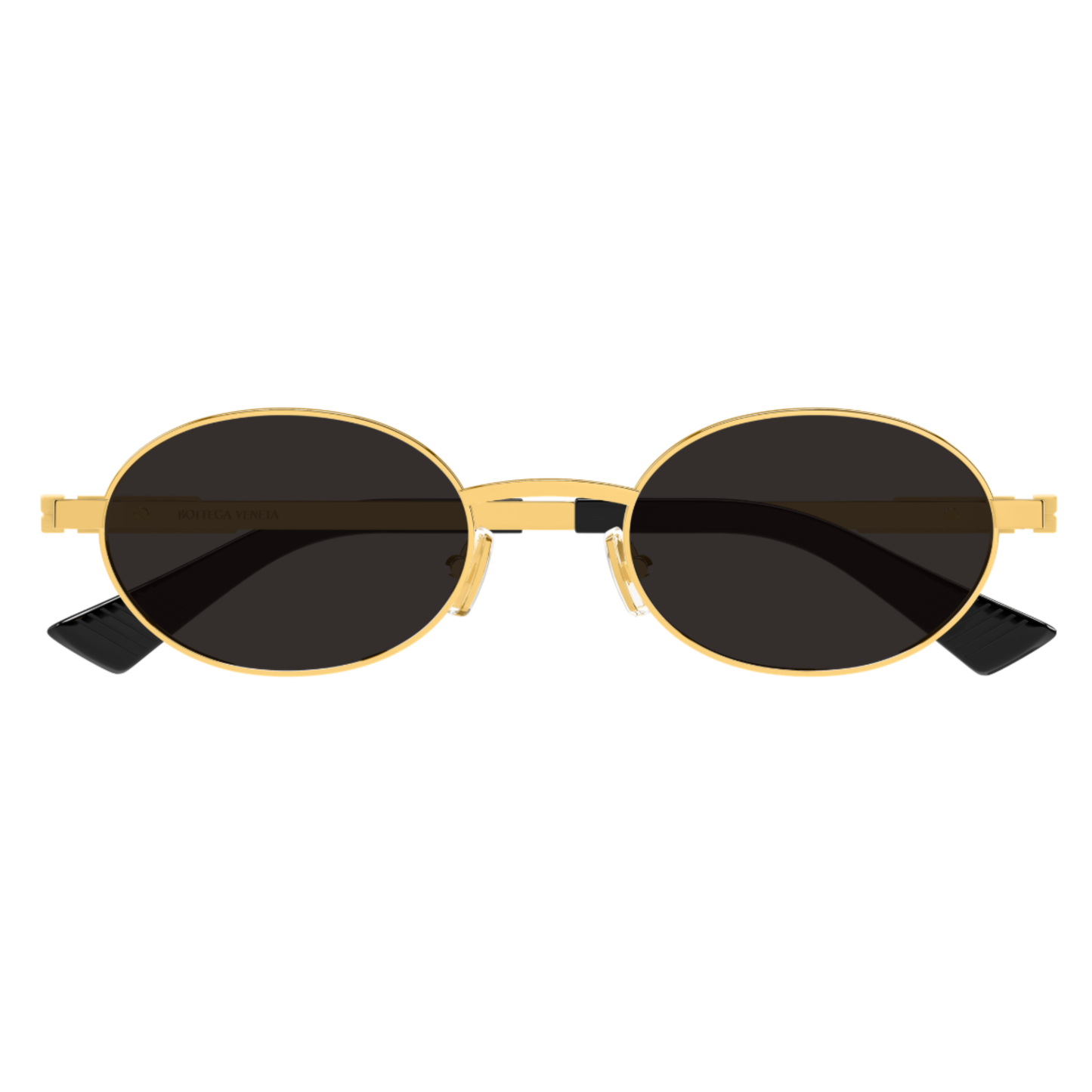 Bottega Veneta BV1470S Oval Metal Sunglasses Front View