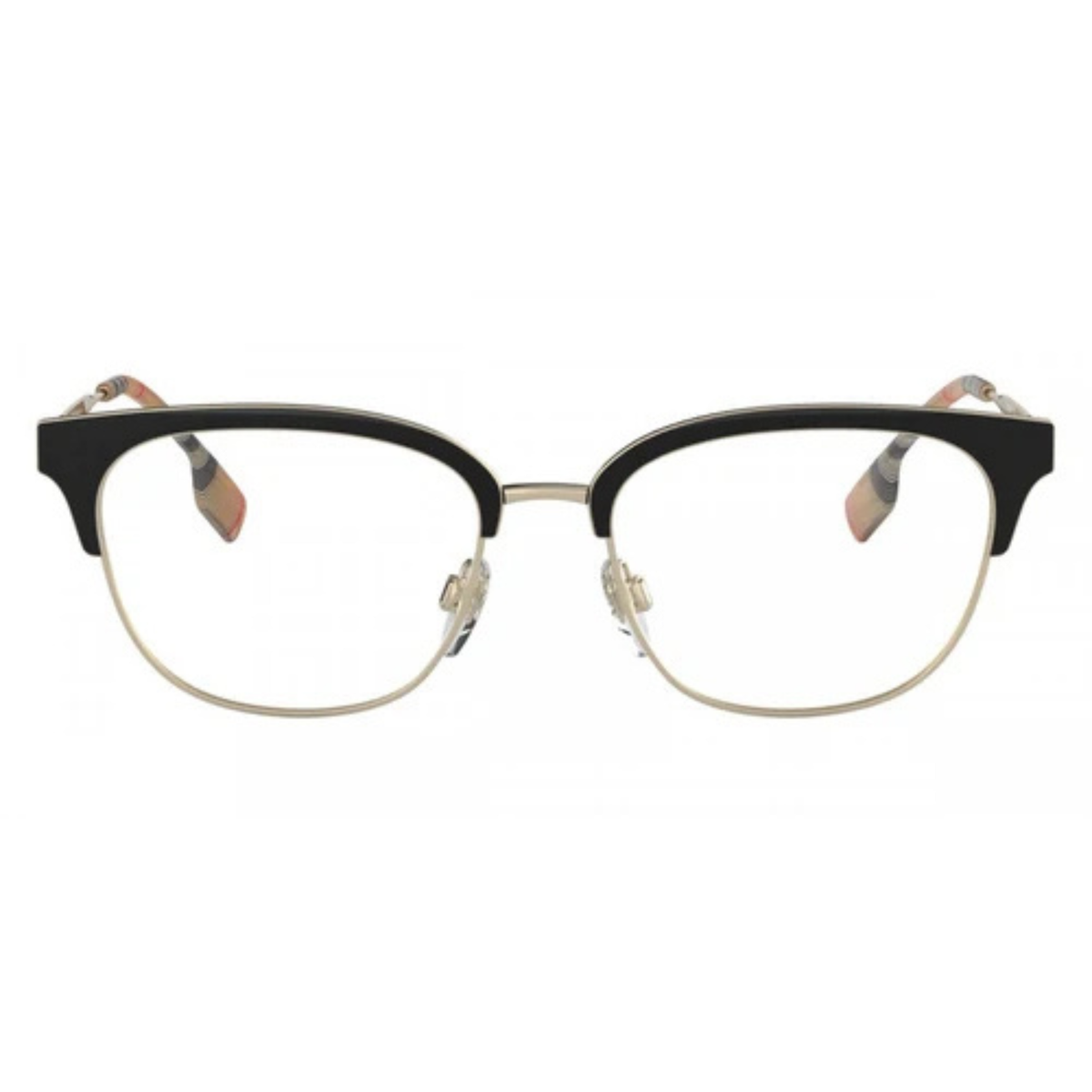 Burberry BE1334 womens metal clubmaster optical frame side temple profile