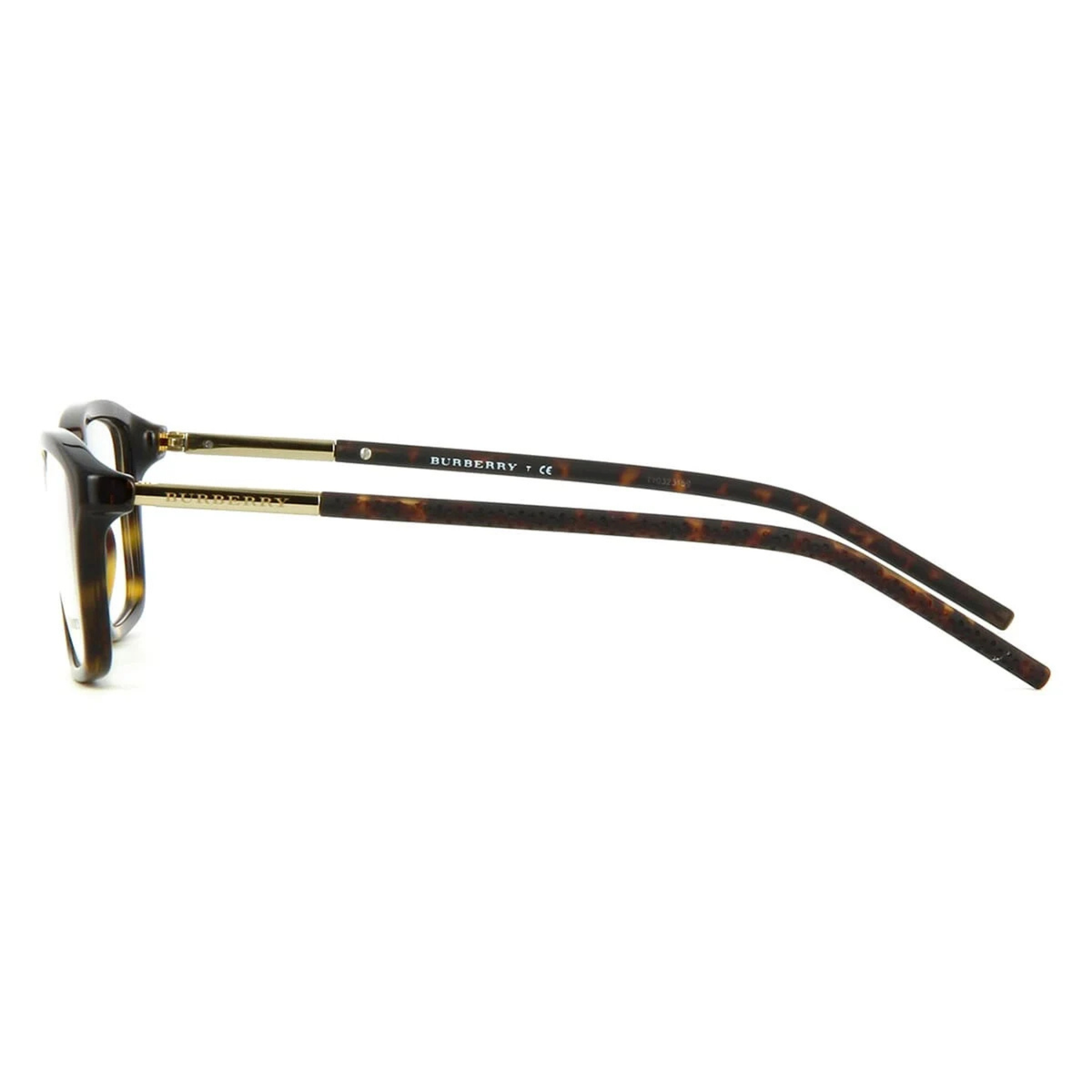 Burberry BE2174 womens acetate rectangle full-rim optical frame three-quarter view