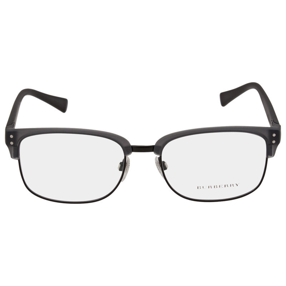 Burberry BE2253 unisex metal acetate square Clubmaster optical frame side temple profile