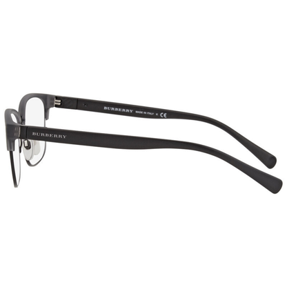 Burberry BE2253 unisex metal acetate square Clubmaster optical frame three-quarter view