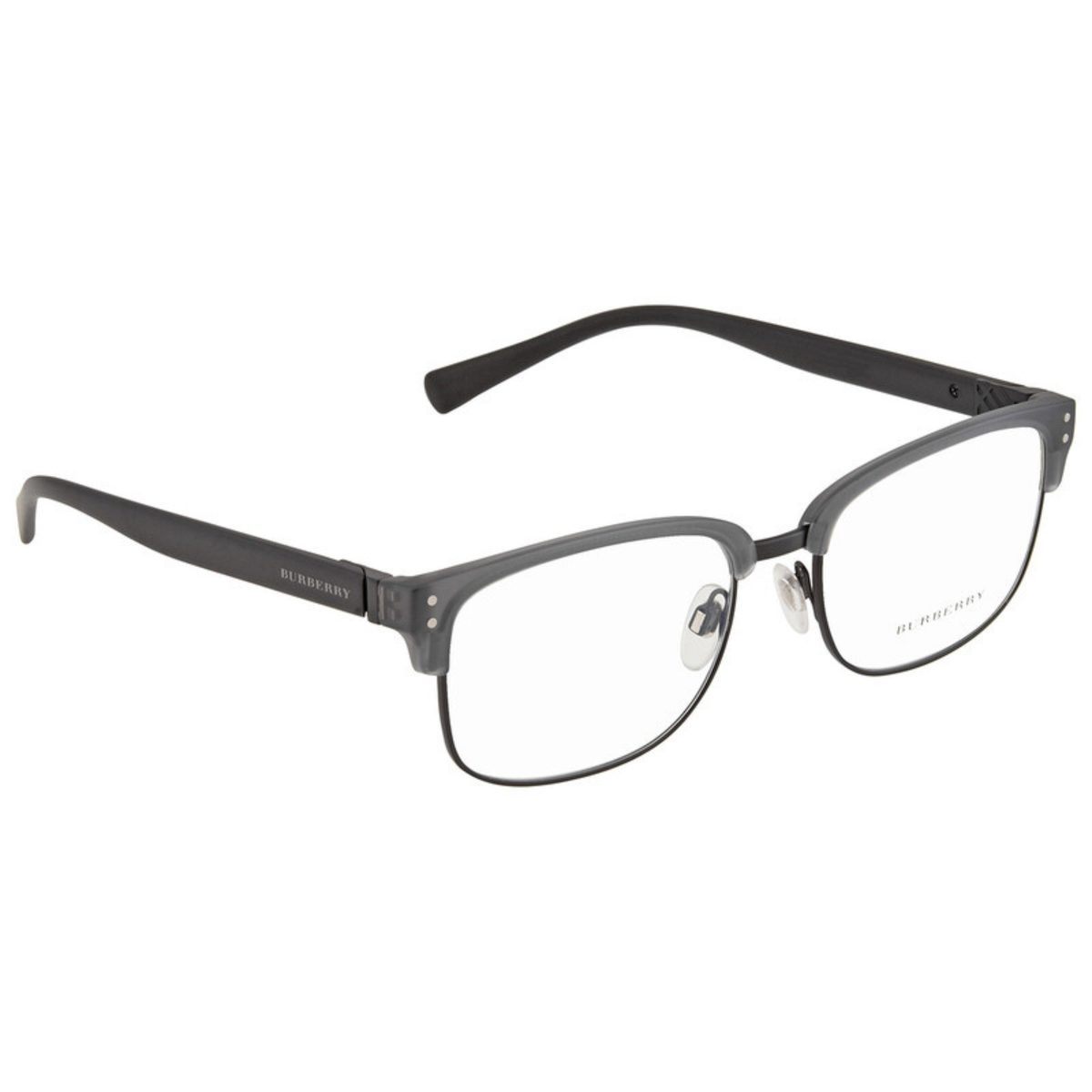Burberry BE2253 unisex metal acetate square Clubmaster full-rim optical frame front view