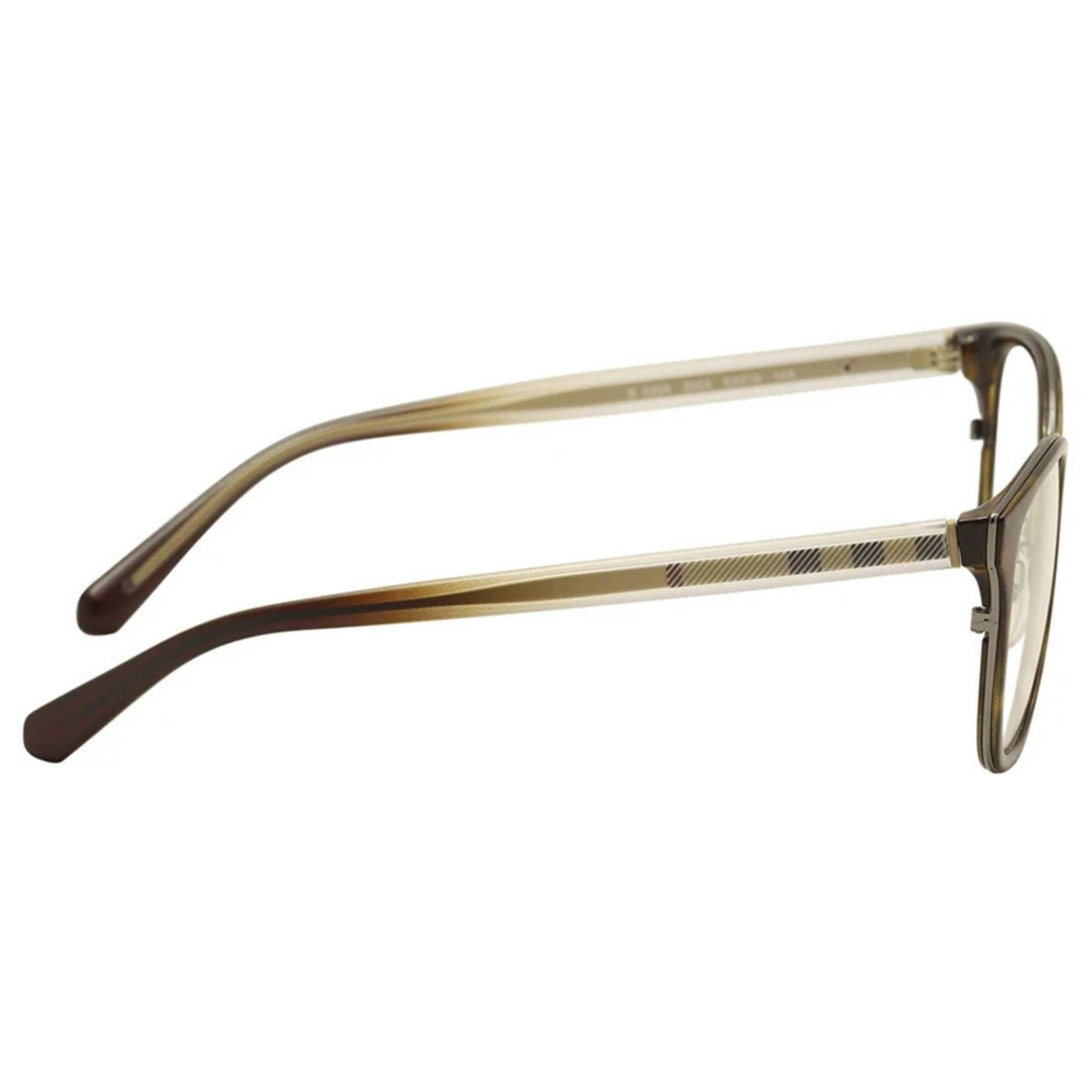 Burberry BE2256 unisex acetate metal square full-rim optical frame three-quarter view