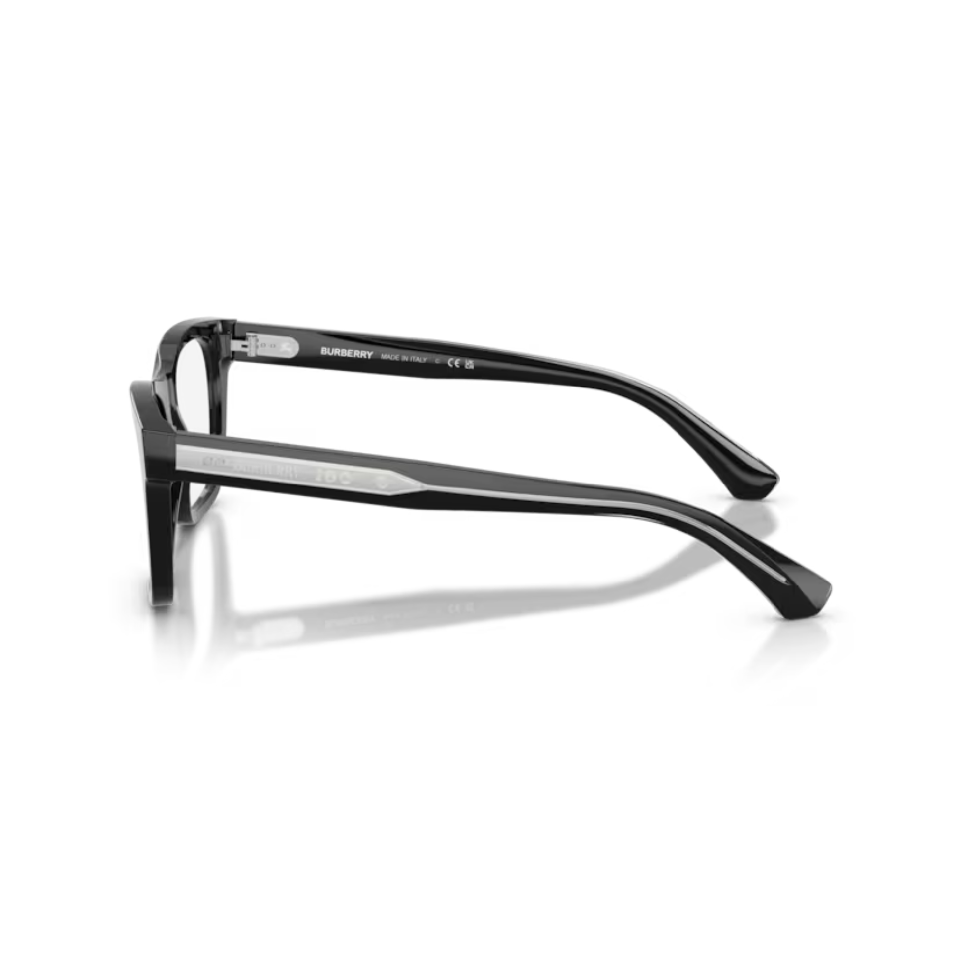 Burberry BE2445 unisex square acetate eyeglasses in premium designer frame style