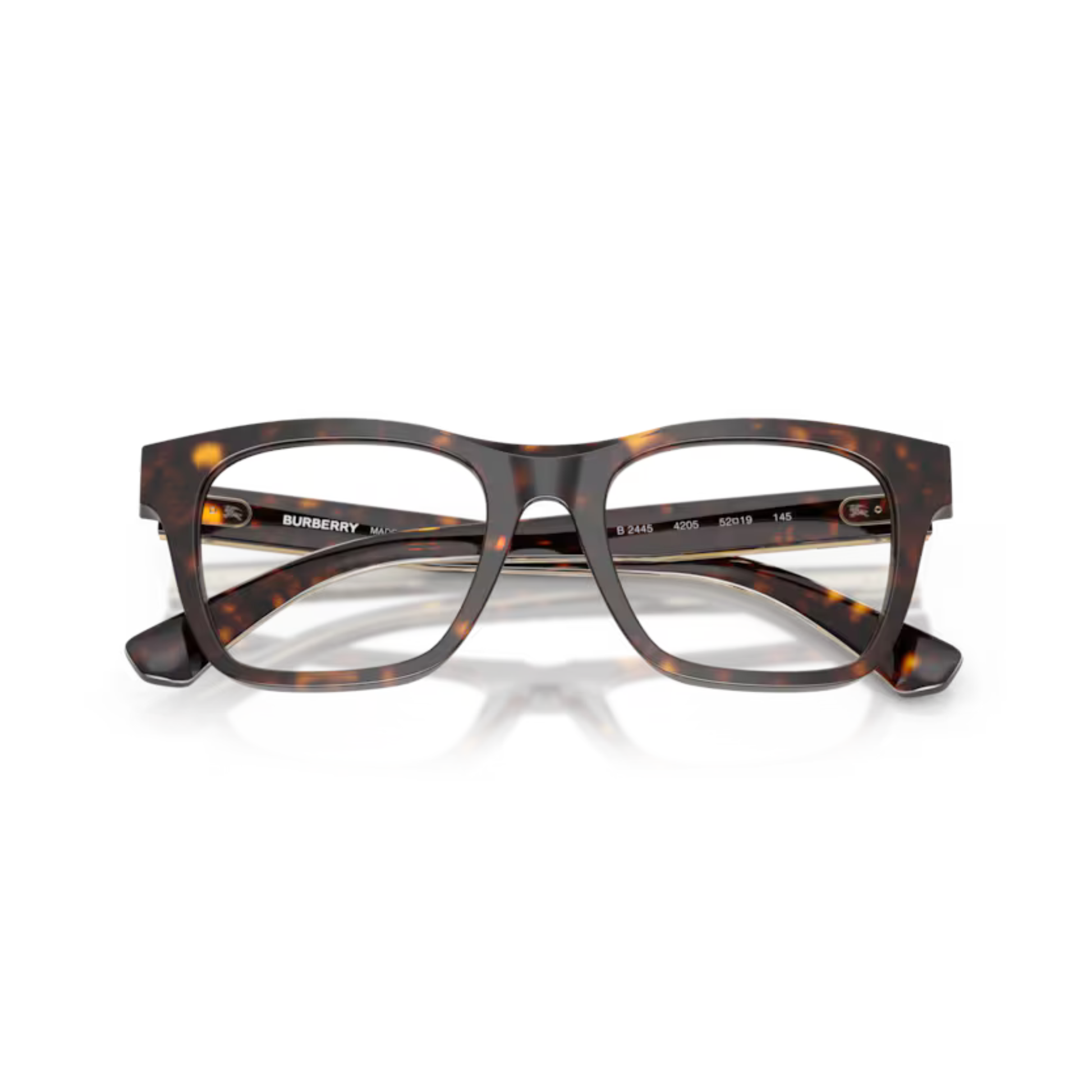 Burberry BE2445 unisex square acetate eyeglasses in premium designer frame style