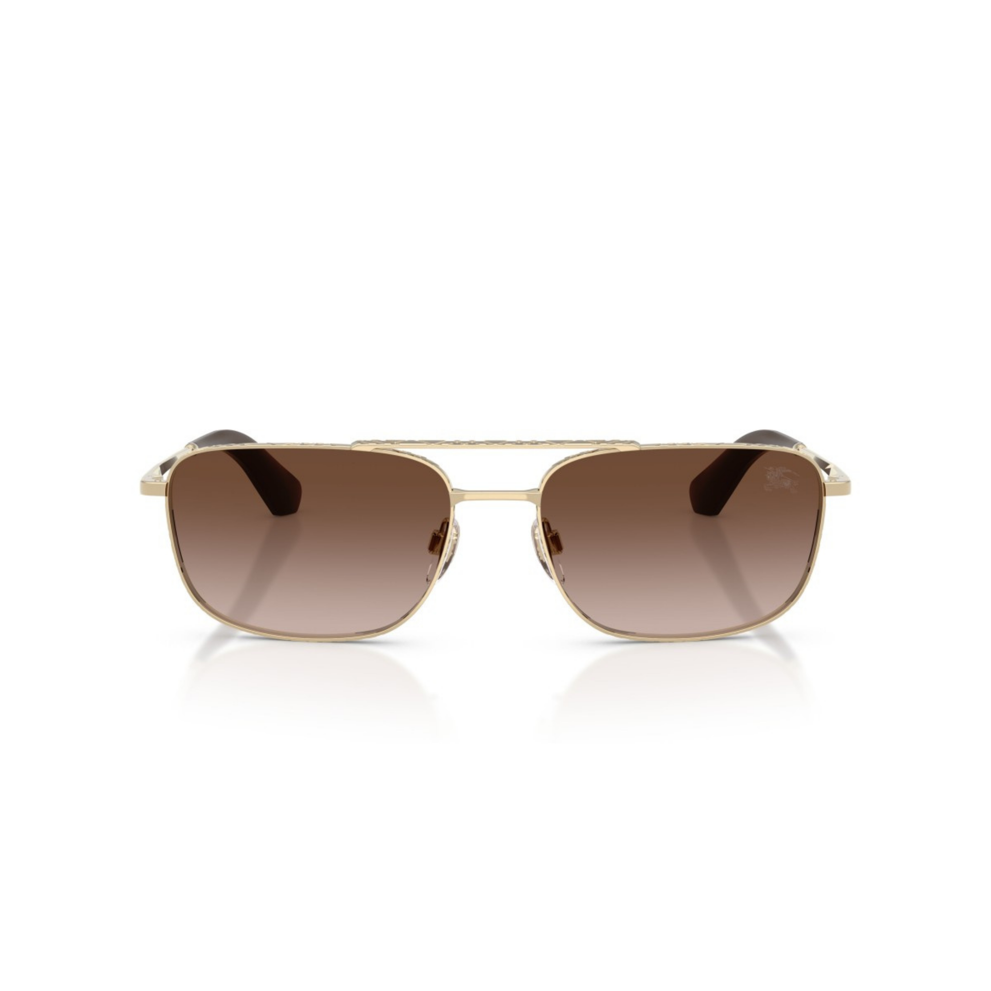 Burberry BE3170 unisex metal aviator sunglasses side temple profile