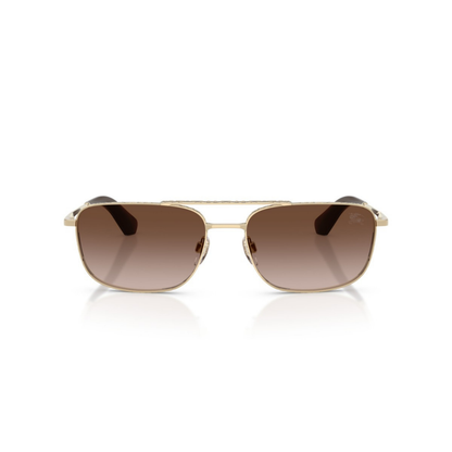 Burberry BE3170 unisex metal aviator sunglasses side temple profile
