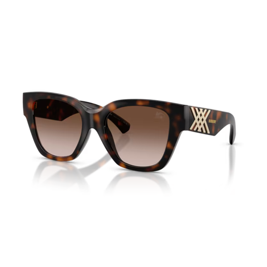 DarkBrownHavana300213 Burberry BE4489U cat-eye sunglasses women