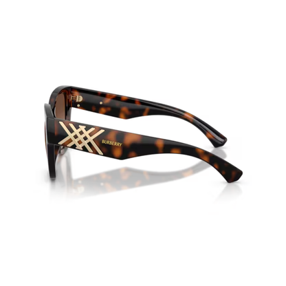 DarkBrownHavana300213 Burberry BE4489U cat-eye sunglasses women
