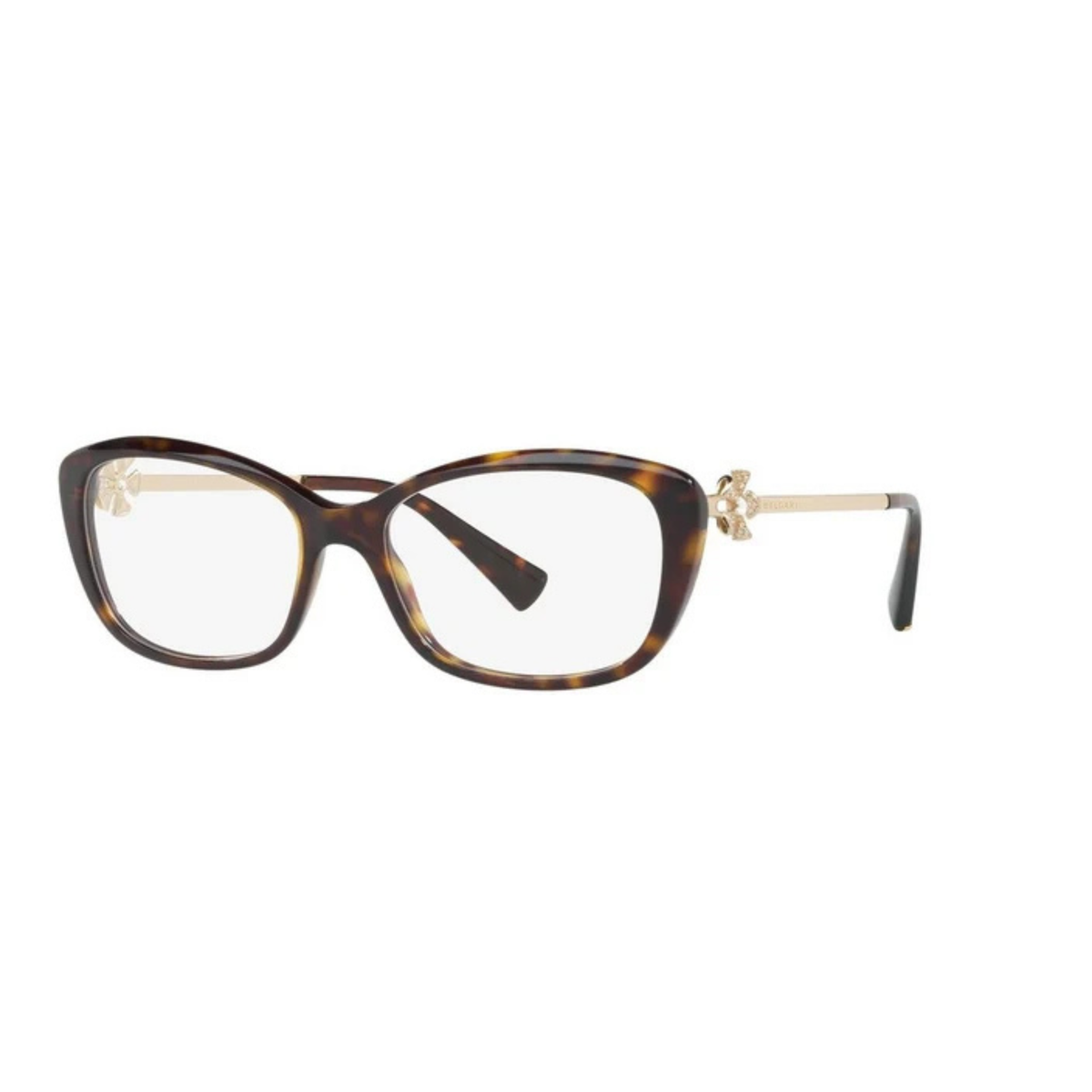 Bvlgari BV4145B womens acetate rectangle full-rim optical frame front view