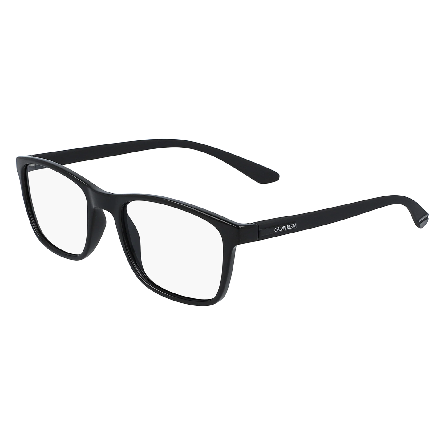 Calvin Klein CK19571N unisex rectangle optical frame with a lightweight full-rim design for stylish everyday prescription eyewear. Angle  View 