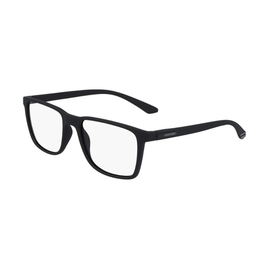 Calvin Klein CK19573N unisex square plastic optical frame with a lightweight full-rim design for premium everyday prescription eyewear.