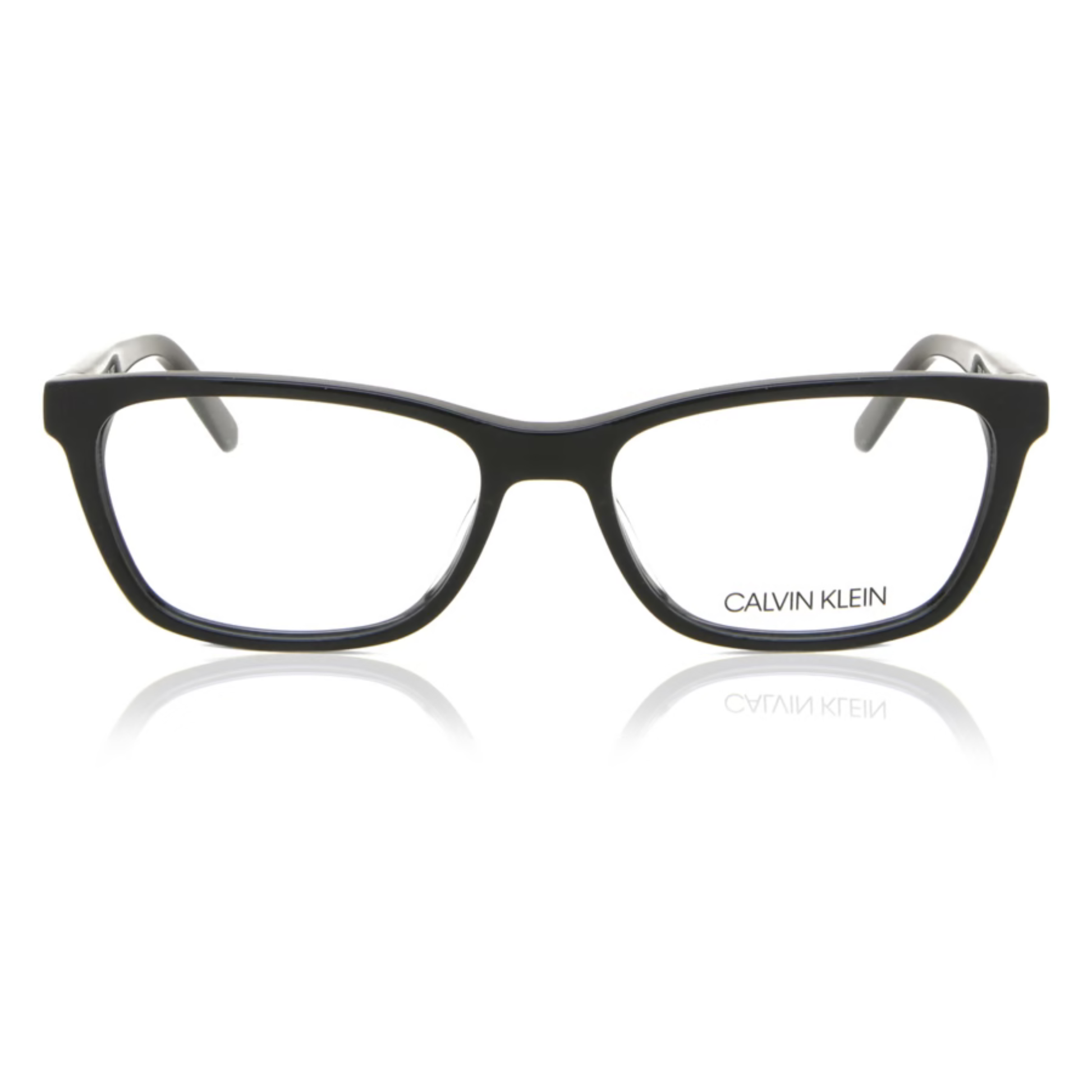 Calvin Klein CK20530 women's rectangle optical frame with lightweight full-rim design for stylish everyday prescription eyewear. Front View 