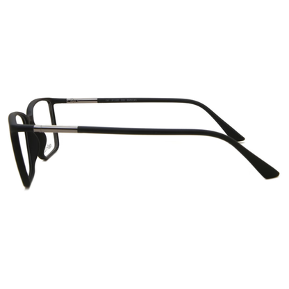 Calvin Klein CK22508N unisex square optical frame featuring a lightweight full-rim design for stylish everyday prescription eyewear. Side View 