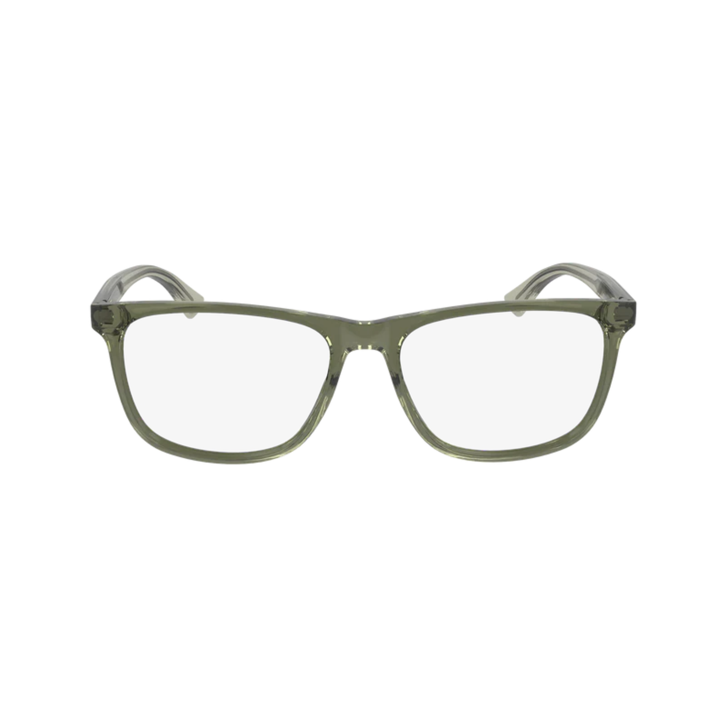 Calvin Klein CK23548 unisex square plastic optical frame featuring a lightweight full-rim design for premium everyday prescription eyewear. Front View