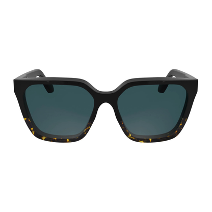 Calvin Klein CK25500S women's square full-rim sunglasses with premium craftsmanship and UV-protective lenses.