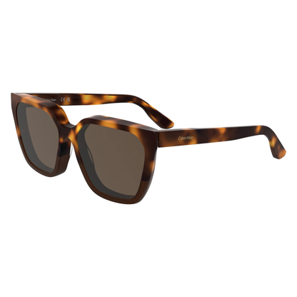 Calvin Klein CK25500S women's square full-rim sunglasses with premium craftsmanship and UV-protective lenses.