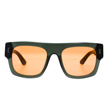 Calvin Klein CK25560SI Square Acetate Sunglasses Front View
