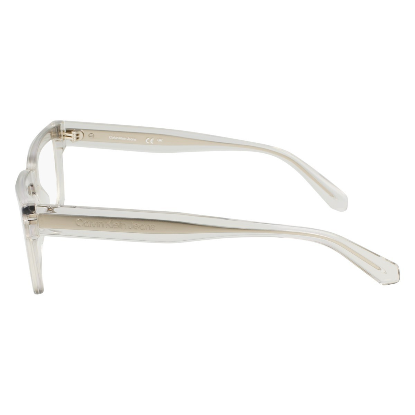 Calvin Klein CKJ23615 square optical frame with premium full-rim design for everyday prescription eyewear. Side View 