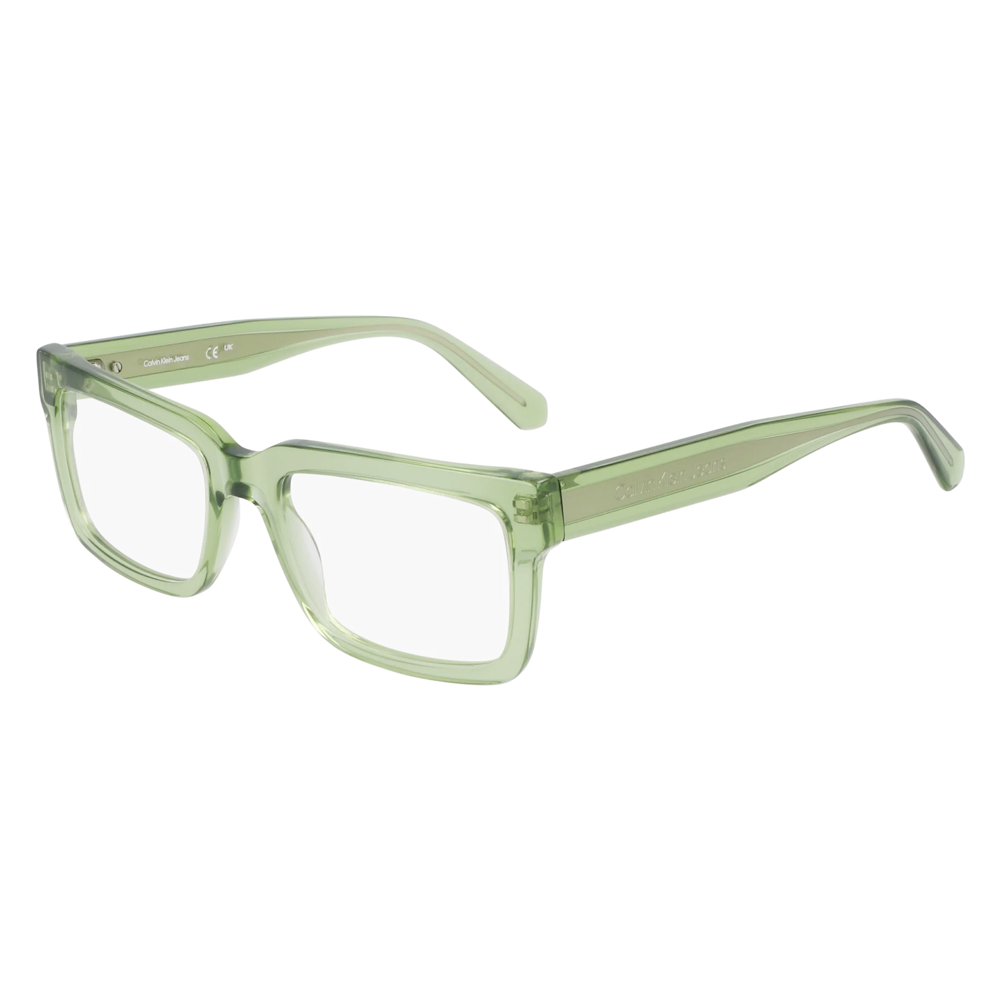 Calvin Klein CKJ24616 unisex rectangle optical frame with lightweight full-rim design and premium craftsmanship. Angle View 