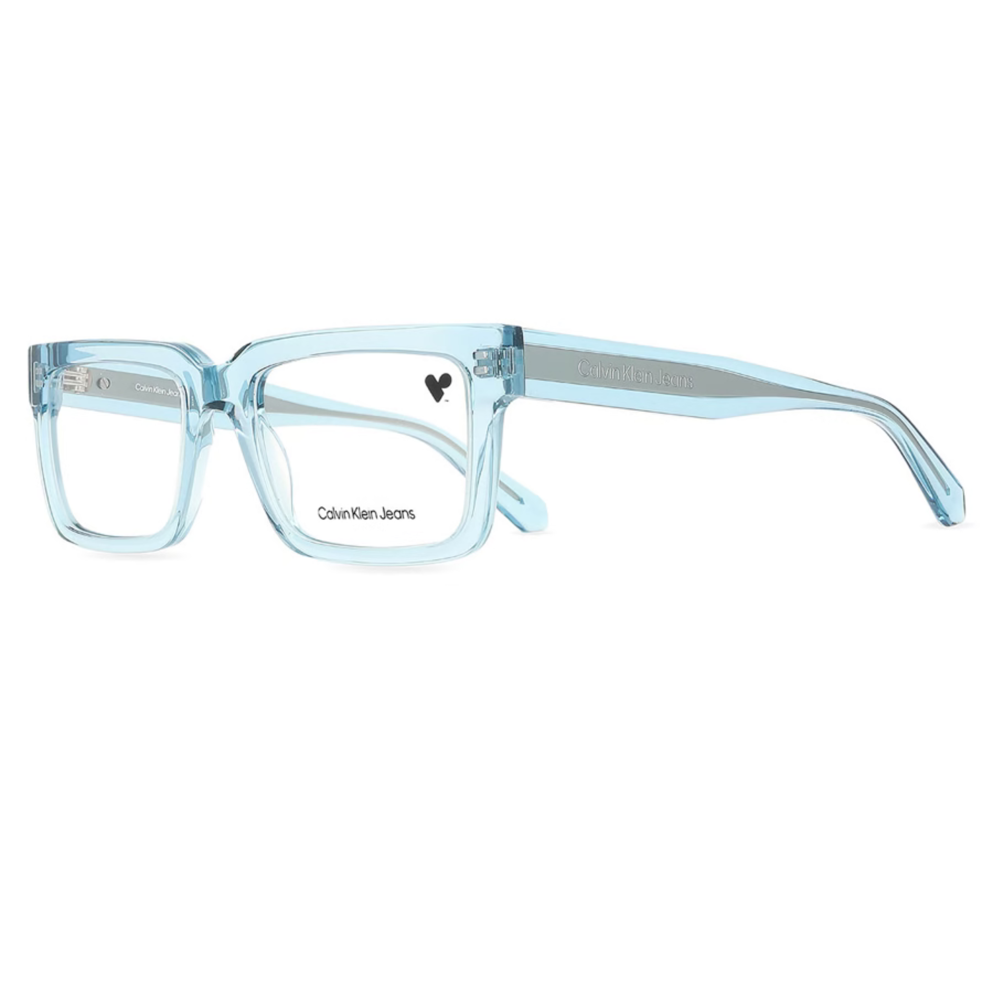 Calvin Klein CKJ24616 unisex rectangle optical frame with lightweight full-rim design and premium craftsmanship. Angle View 