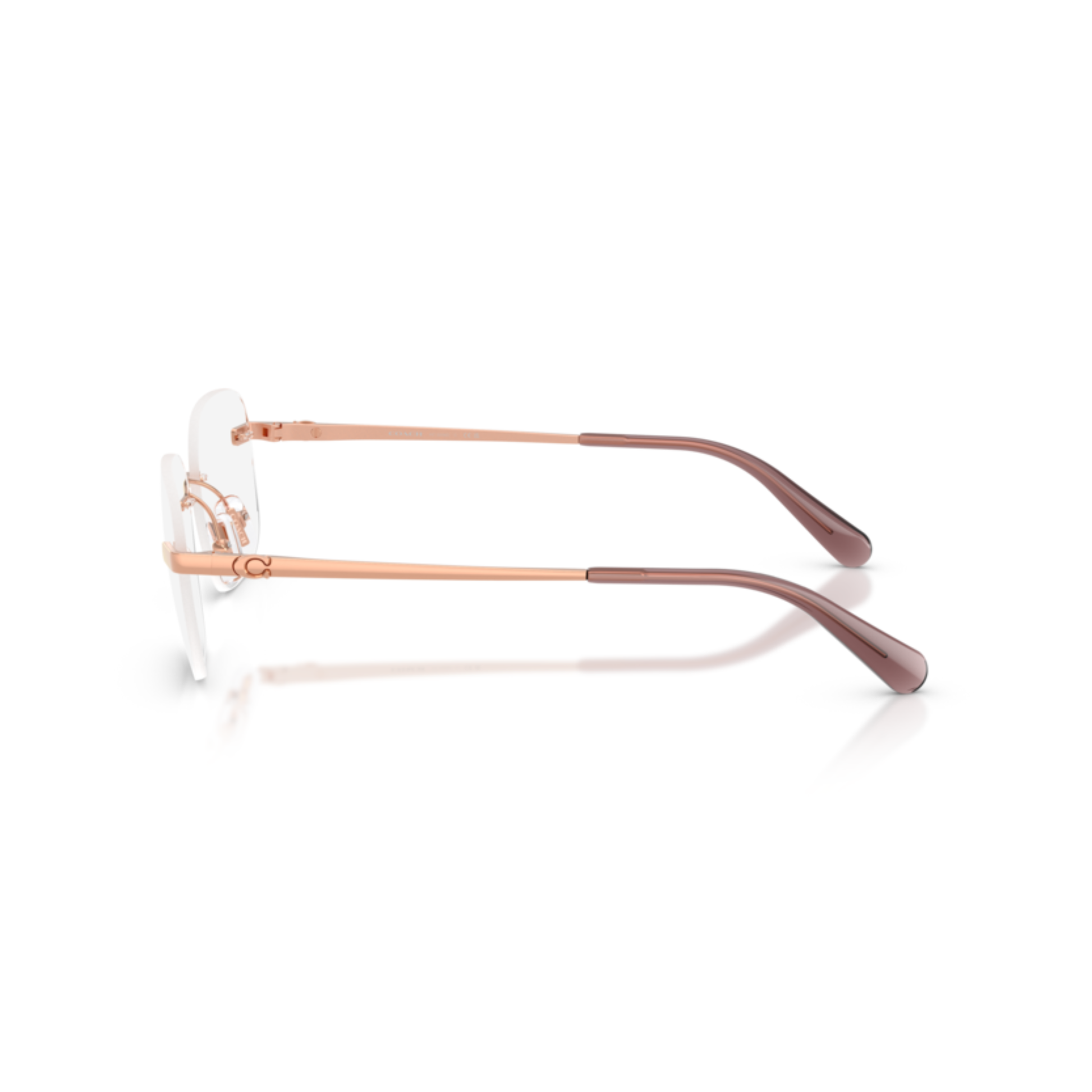 Coach HC5206D Irregular Metal Eyeglasses Side View