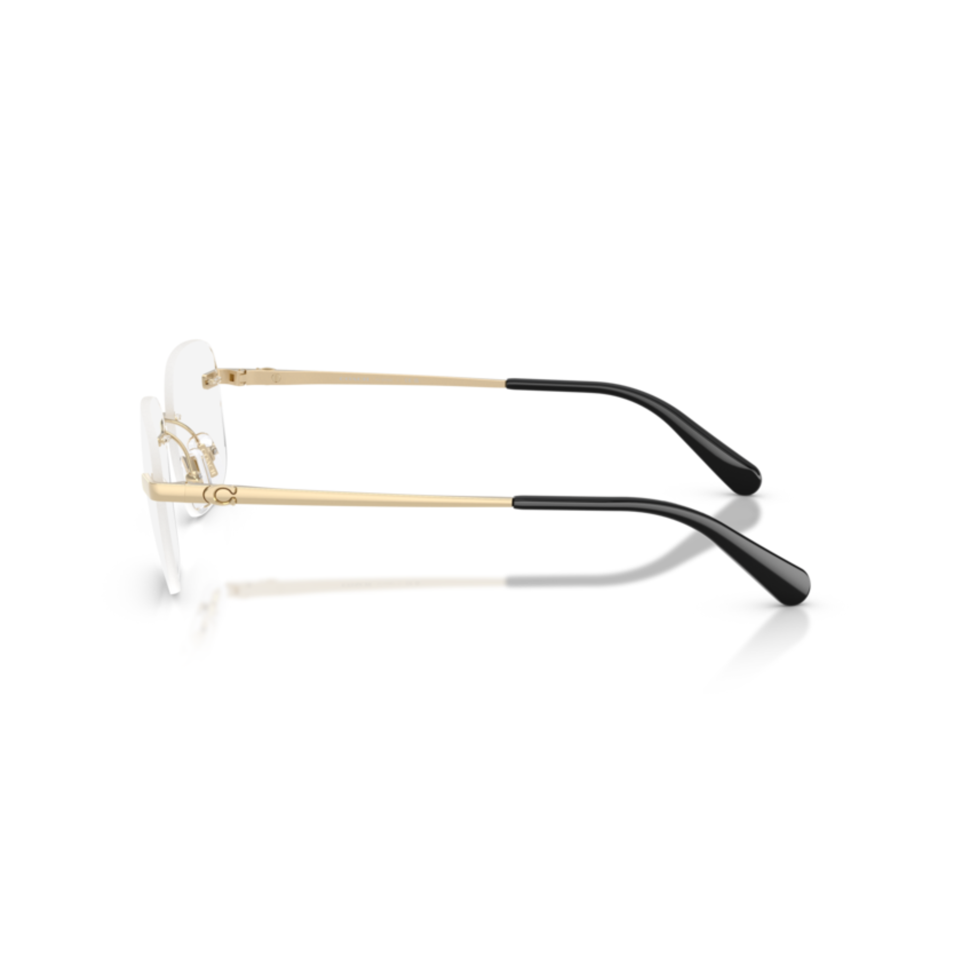 Coach HC5206D Irregular Metal Eyeglasses Side View