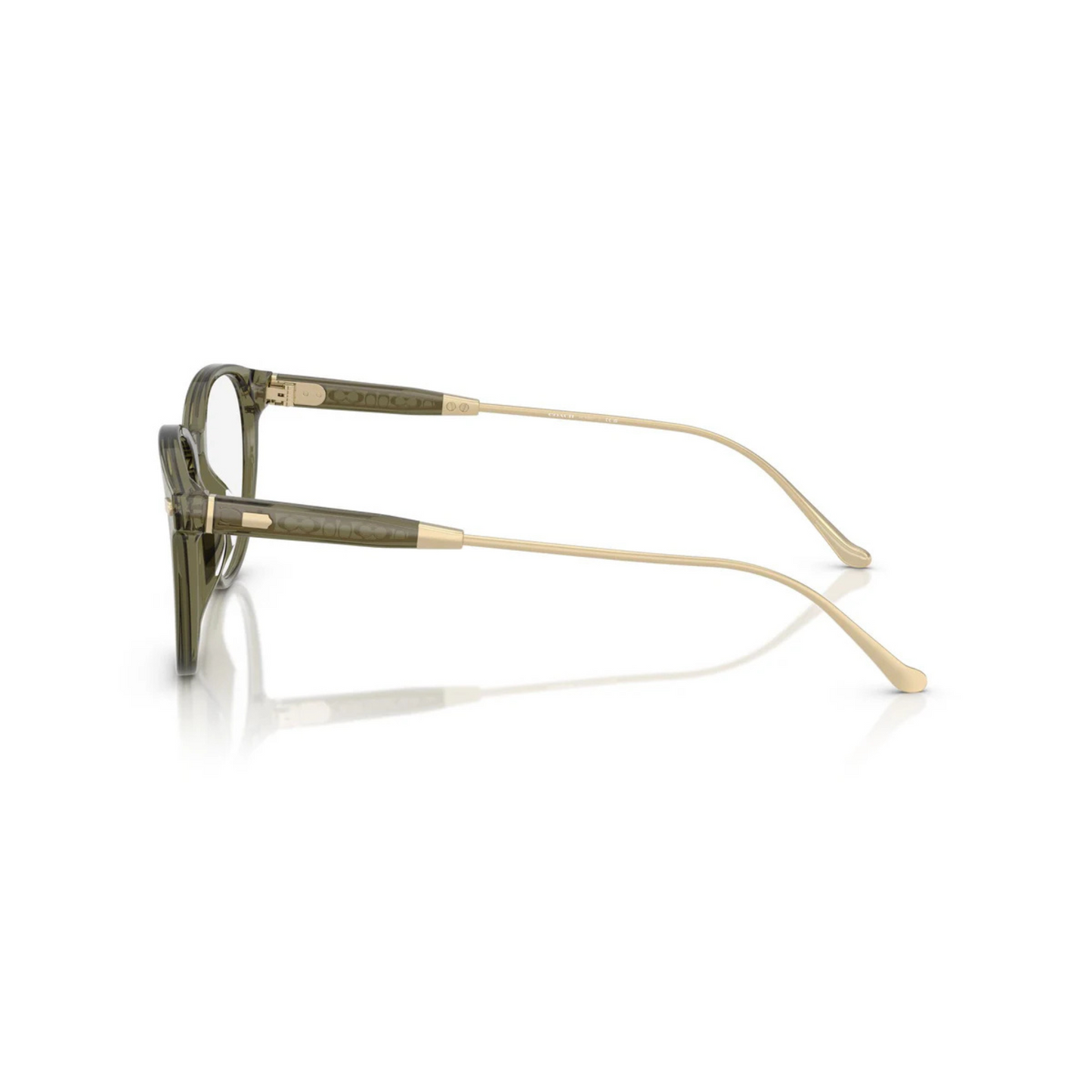 Coach HC6265U Round Acetate Eyeglasses  Side View