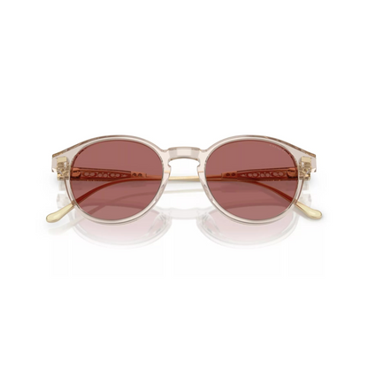 Coach HC8428U Round Acetate Sunglasses Front View