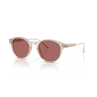 Coach HC8428U Round Acetate Sunglasses Angel View