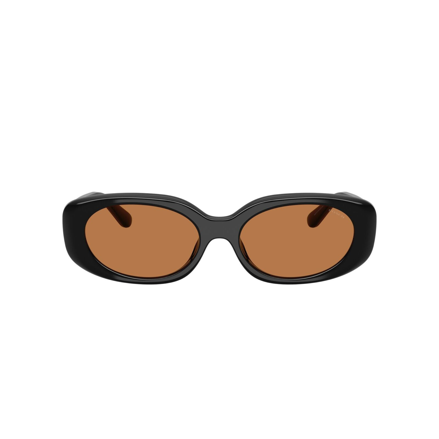 Coach HC8443D women’s oval acetate sunglasses with lightweight luxury designer styling