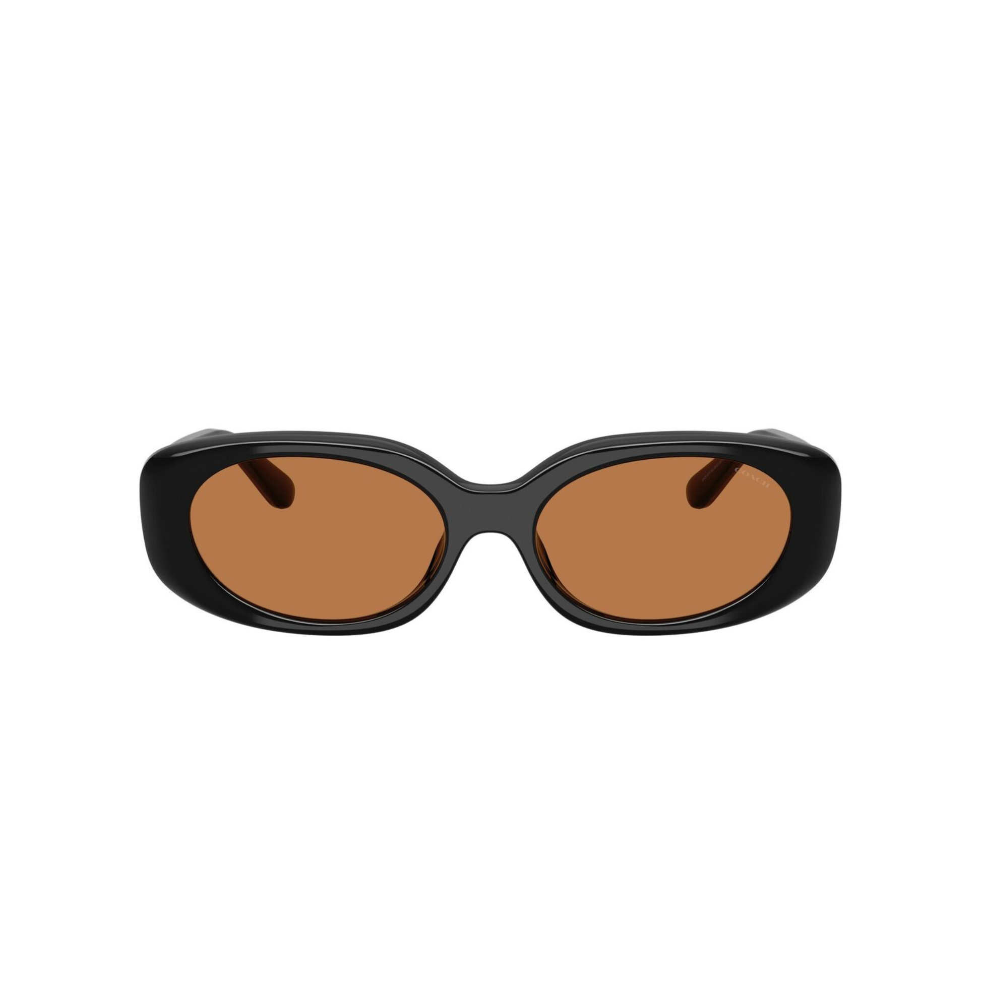 Coach HC8443D women’s oval acetate sunglasses with lightweight luxury designer styling