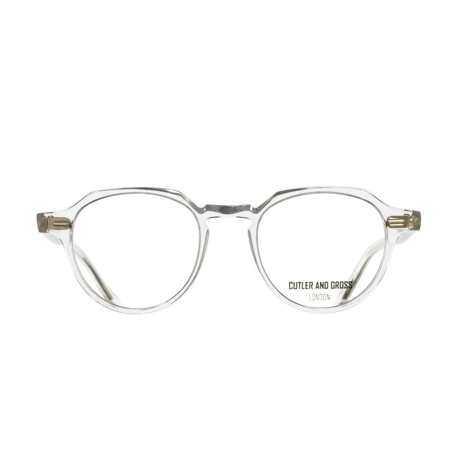 Cutler and Gross CGOP1313 Crystal Optical Frame Front View
