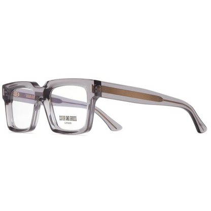 Cutler and Gross CGOP1386 Havana Optical Frame Side  View