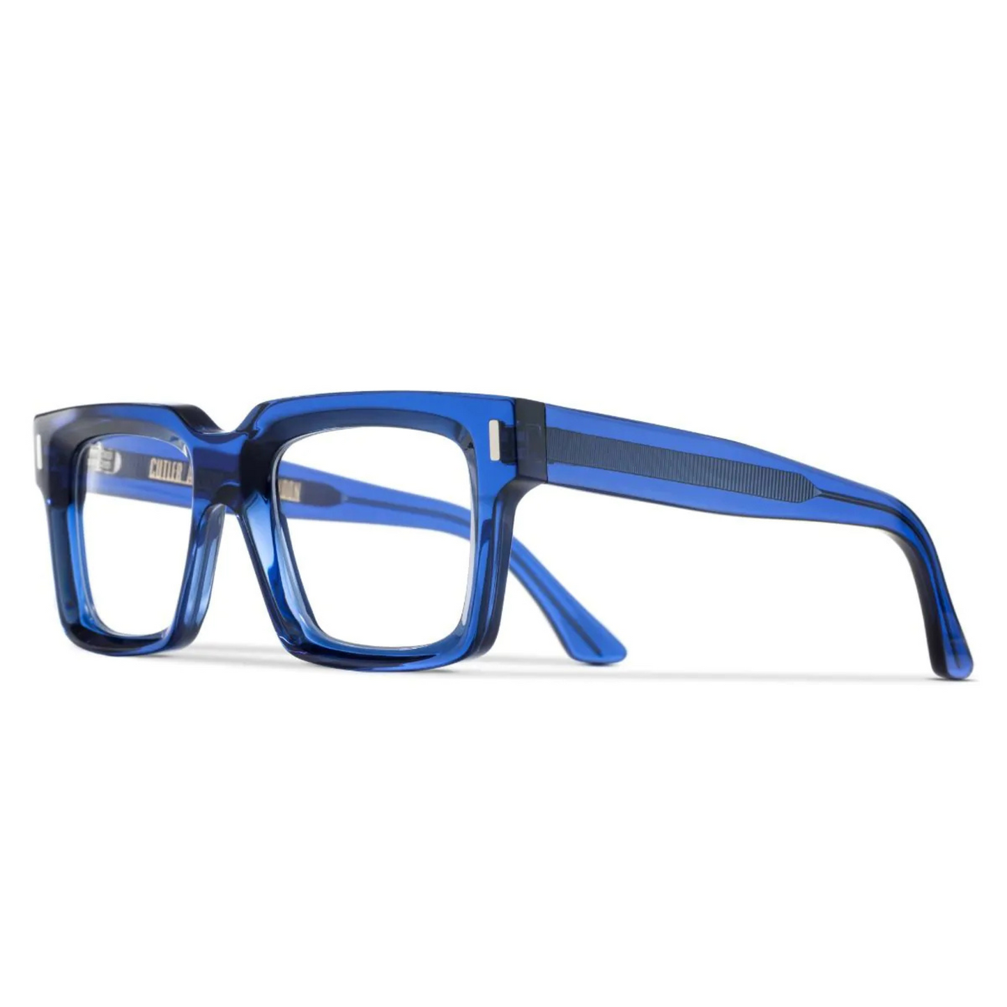 Cutler and Gross CGOP1386 Havana Optical Frame Side View