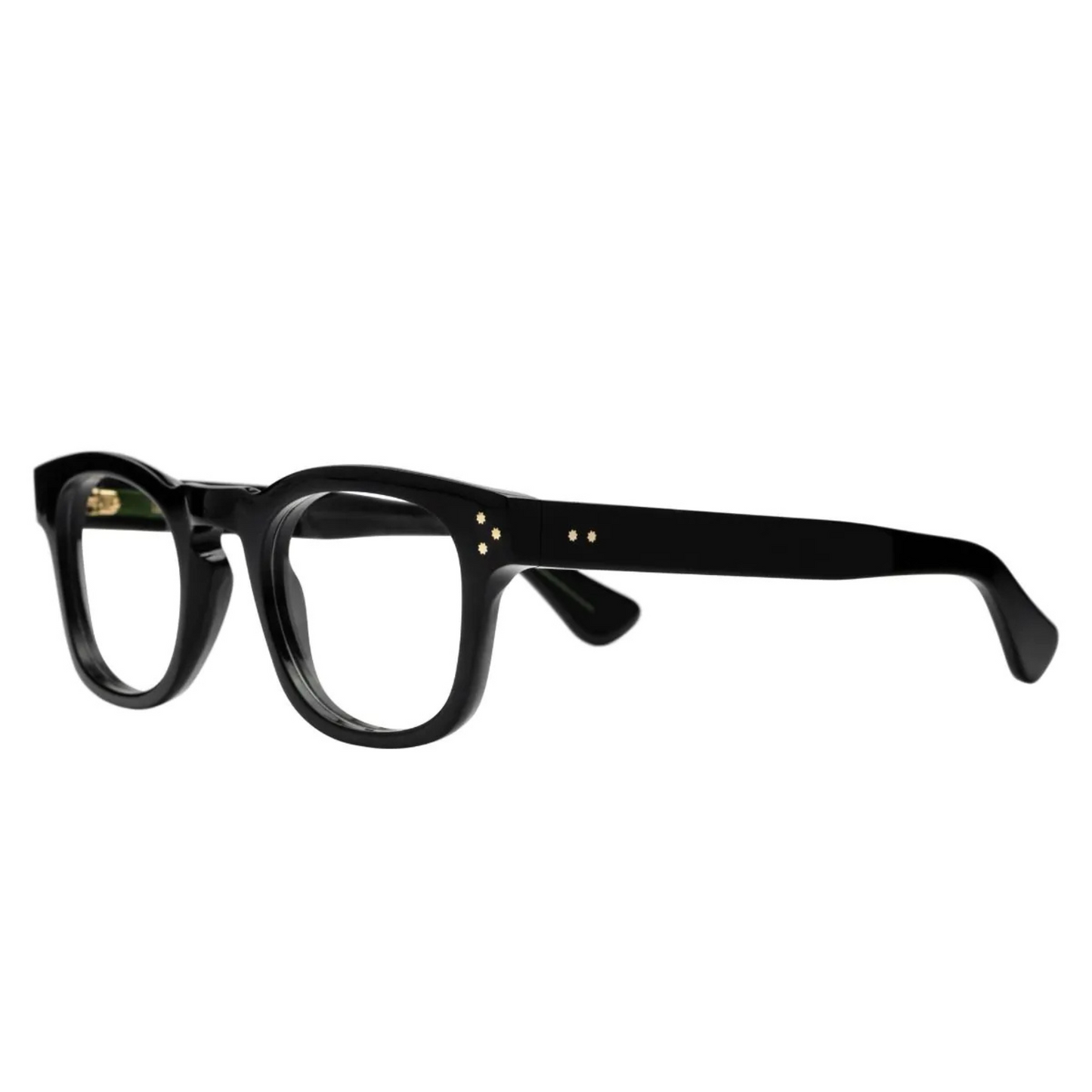 Cutler and Gross CGOP1389 Black Optical Frame Side View