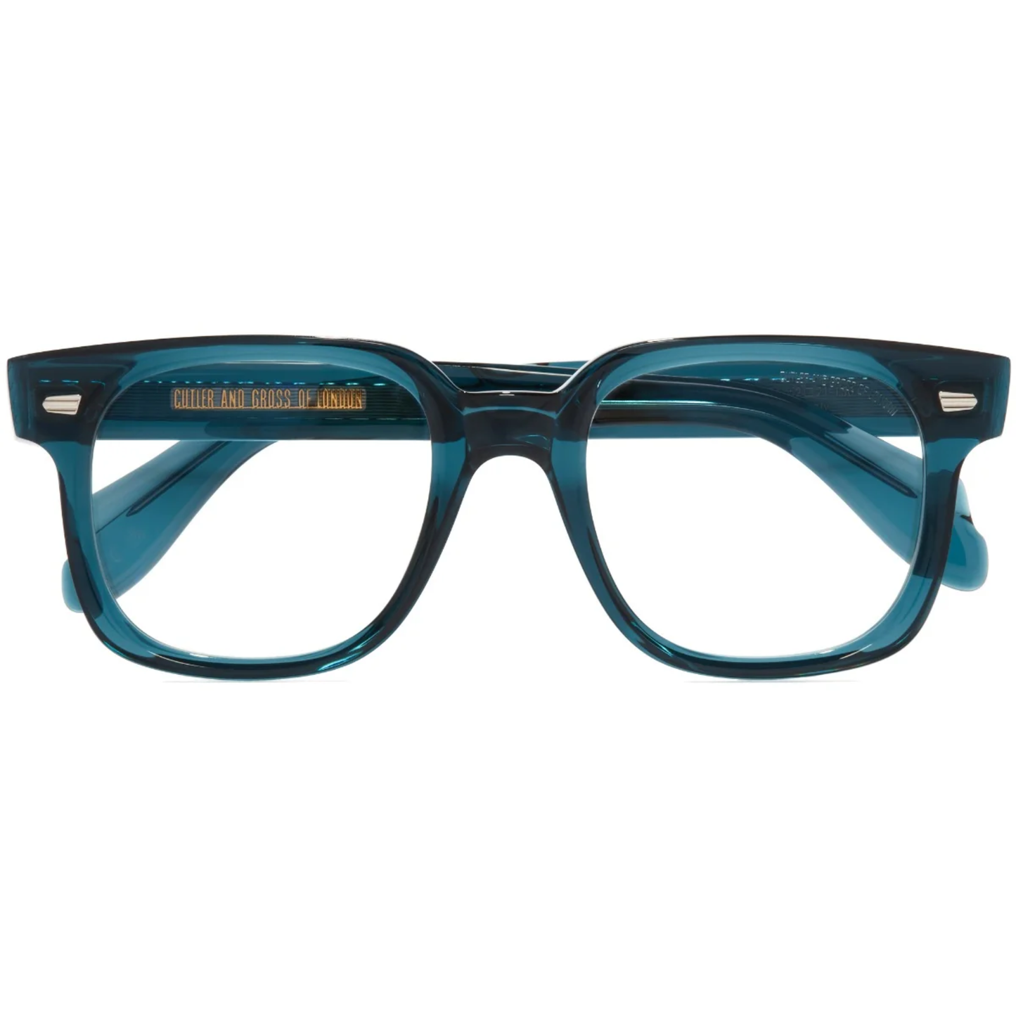 Cutler and Gross CGOP1399 men's square acetate optical frame with premium full-rim luxury design.