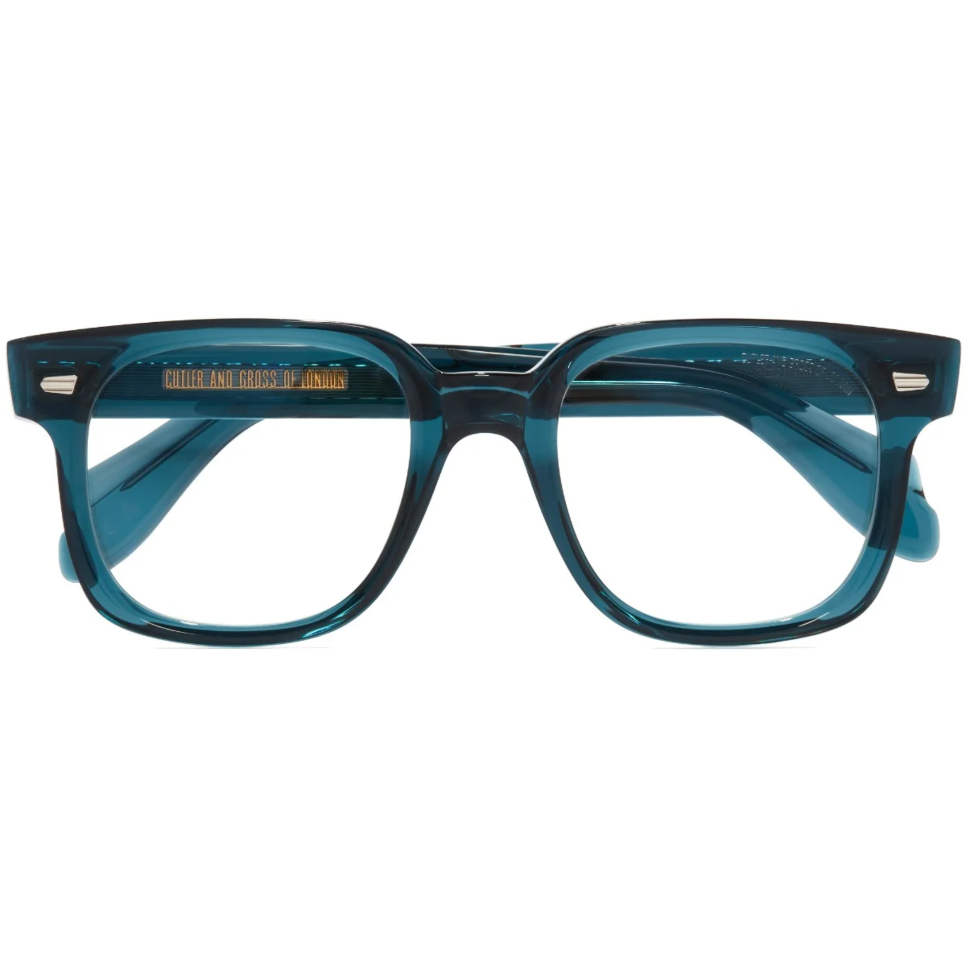 Cutler and Gross CGOP1399 men's square acetate optical frame with premium full-rim luxury design.