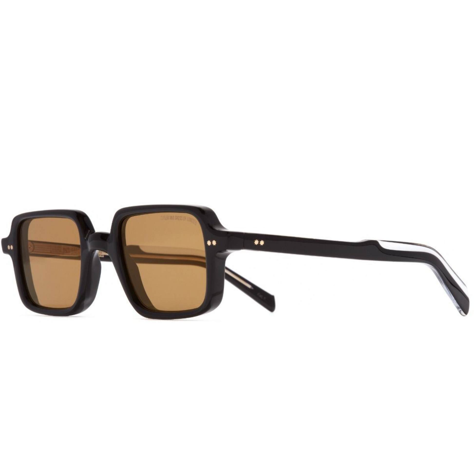 Cutler and Gross CGSNGR02 Black Sunglasses Side View