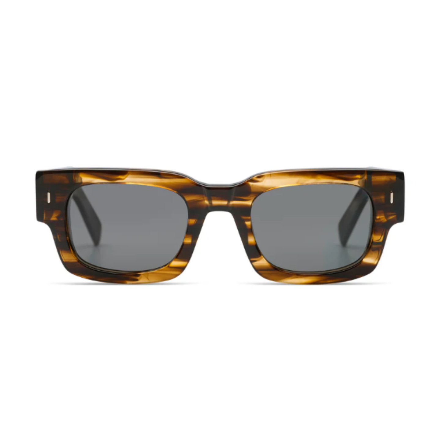 BrownHavanaGrey Dakota square acetate unisex sunglasses with modern premium full rim frame