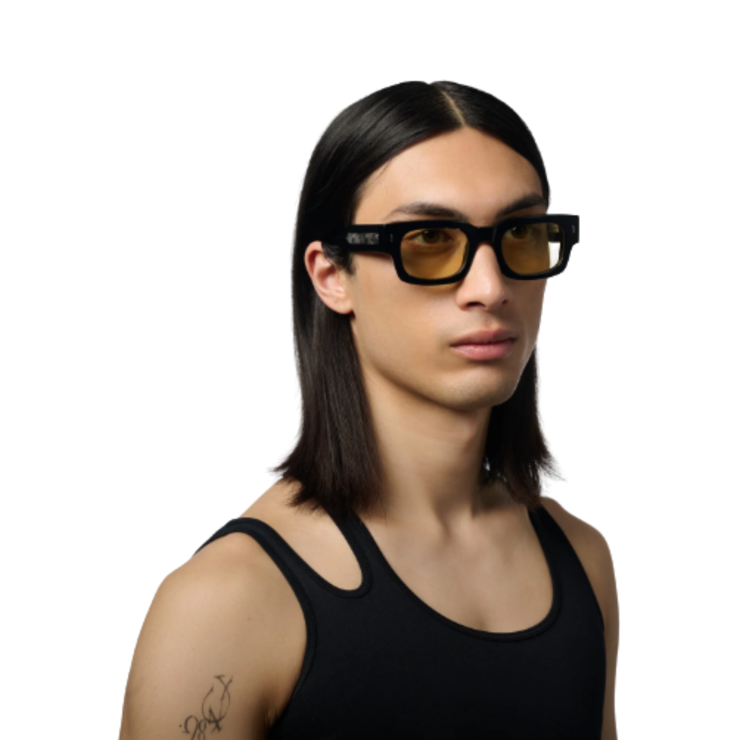 BlackRainSpark
DakotaBlack Dakota square unisex sunglasses with modern premium full rim frame design